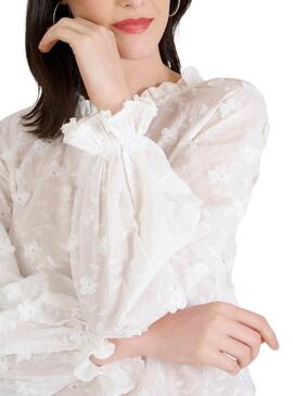 Chemise Naf Naf Narina beige pour femme