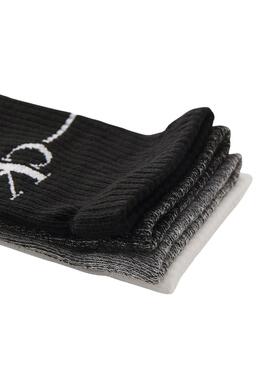 Boîte cadeau 4 paires de chaussettes Calvin Klein Monogram pour homme