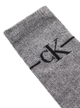 Boîte cadeau 4 paires de chaussettes Calvin Klein Monogram pour homme