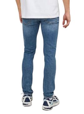 Pantalon en jean Jack and Jones Gleen bleu pour homme.