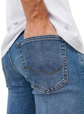 Pantalon en jean Jack and Jones Gleen bleu pour homme.