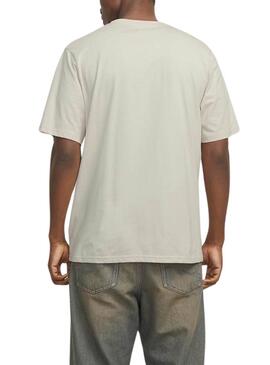 Maillot Jack and Jones Vesterbro beige pour homme