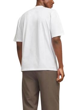 T-shirt Jack and Jones Vesterbro blanc pour homme