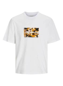 T-shirt Jack and Jones Vesterbro blanc pour homme