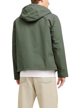 Veste coupe-vent Jack and Jones Adam verte pour homme