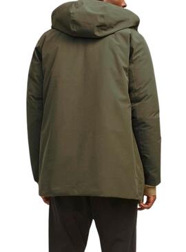 Parka Jack and Jones Ekeen verte pour homme