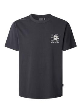 T-shirt Pepe Jeans Dean noir pour homme