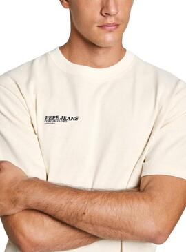 T-shirt Pepe Jeans Dalton blanc pour homme