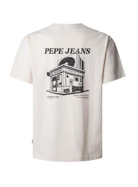 T-shirt Pepe Jeans Dalton blanc pour homme