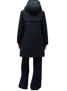 Parka Ecoalf Glamouralf noire pour femme