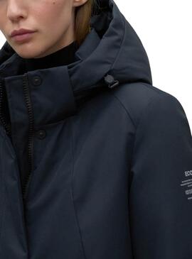 Parka Ecoalf Glamouralf noire pour femme