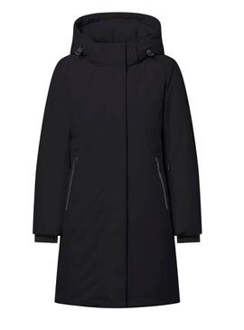 Parka Ecoalf Glamouralf noire pour femme