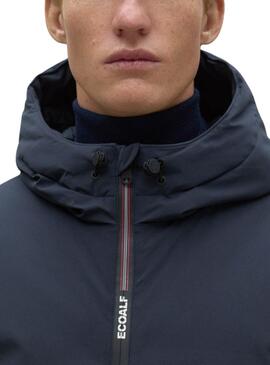 Veste de chasse Ecoalf Cartesalf bleue marine pour homme