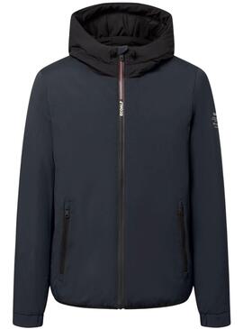 Veste de chasse Ecoalf Cartesalf bleue marine pour homme