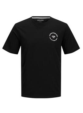 T-shirt Jack and Jones Simon noir pour homme