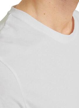 T-shirt Jack and Jones Simon blanc pour homme