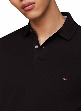 Polo Tommy Hilfiger 1985 noir pour homme