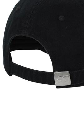 Casquette New Balance Basic Logo noire pour femme et homme