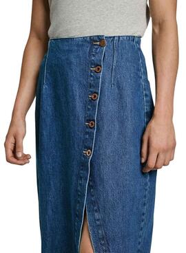 Jupe Pepe Jeans Slit midi pour femme