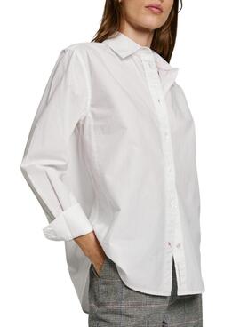 Chemise Pepe Jeans Bego blanche pour femme