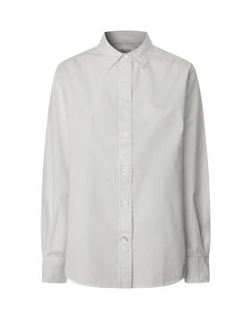 Chemise Pepe Jeans Bego blanche pour femme
