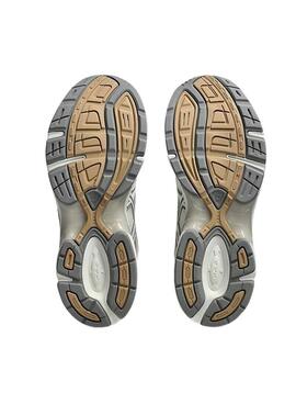 Chaussures Asics GEL-1130 blanches et beige pour hommes et femmes