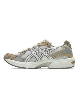 Chaussures Asics GEL-1130 blanches et beige pour hommes et femmes