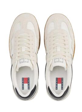 Sneakers Tommy Jeans The Greenwich Mix blanc pour homme