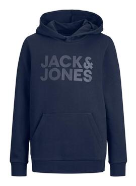 Sweat-shirt Jack and Jones Corp logo marine pour enfant