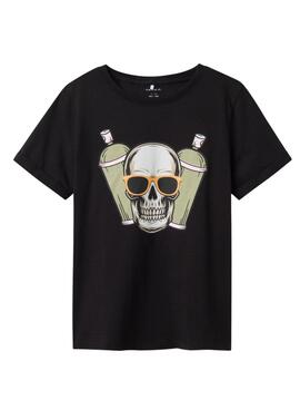 T-shirt Name It Tantan noir pour garçon