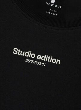 T-shirt Name It Brody noir pour enfant