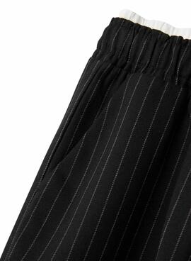 Pantalon large Name It Tengrun noir pour fille
