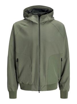 Veste Jack and Jones Eaxon verte pour homme