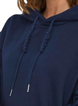 Sweat-shirt Only Isabel marine pour femme