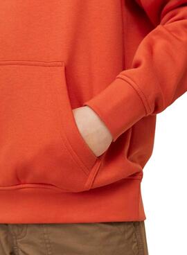 Sweat à capuche Jack and Jones Vesterbro orange pour enfant