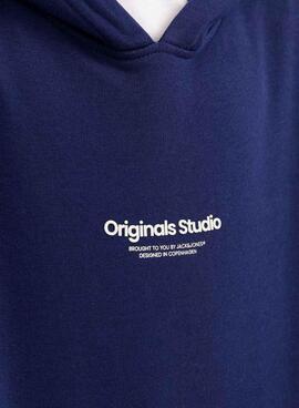 Sweatshirt Jack and Jones Vesterbro bleu pour enfant