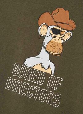 T-shirt Name It Dyn Bored vert pour garçon