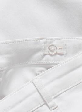 Pantalon Only Kids Sylvie blanc pour fille.