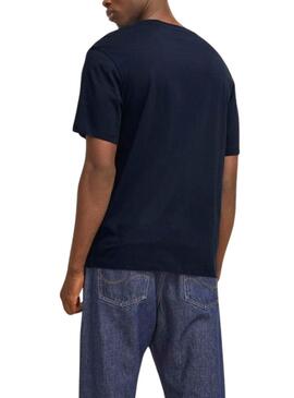 Maillot Jack and Jones Corp bleu marine pour homme.