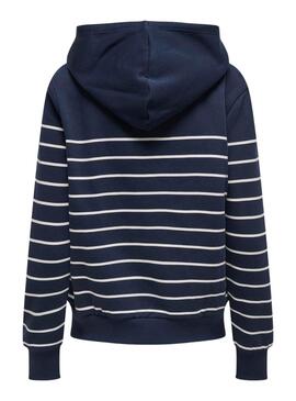 Sweat-shirt Only Ladelle bleu marine pour femme