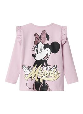 T-shirt Name It Desire Minnie rose pour fille