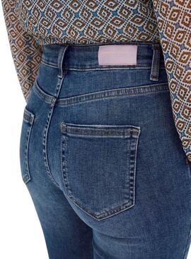 Pantalon en denim Only Blush flare medio para mujer