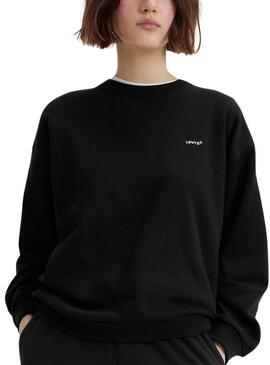 Sweat à capuche Levis Everyday noir pour femme
