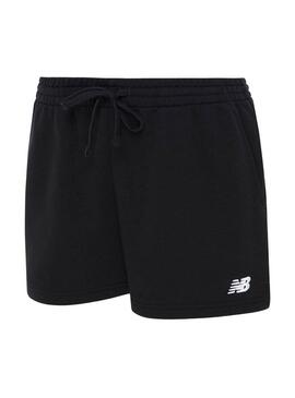 Shorts New Balance Essential noir pour femme