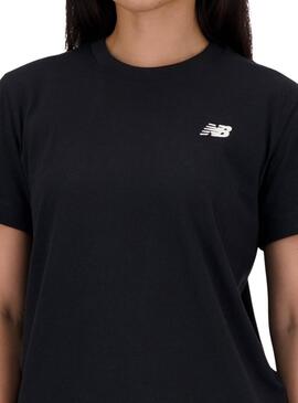 T-shirt New Balance Essential noir pour femme