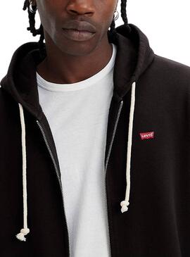 Sweat-shirt Levi's The Original Zip noir pour homme
