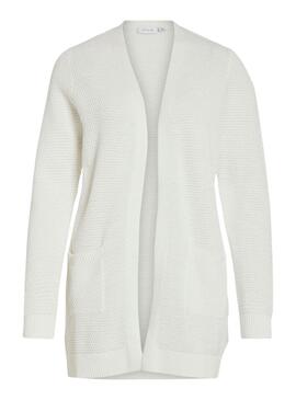 Veste blanche Vila Vidalo pour femme.