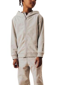 Sweatshirt Name It Bertillo gris pour garçon