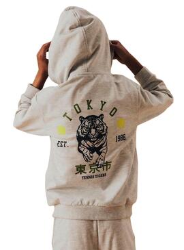 Sweatshirt Name It Bertillo gris pour garçon