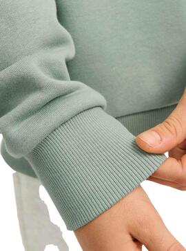 Sweatshirt Jack and Jones Caleb vert pour homme